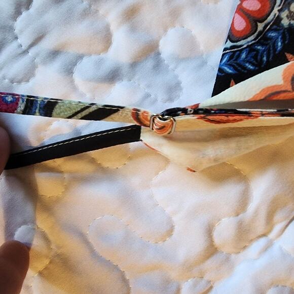 Umgee Babydoll Maxi Dress Womens Size Small Empire Waist Boho Fairy Medallion - Picture 7 of 8